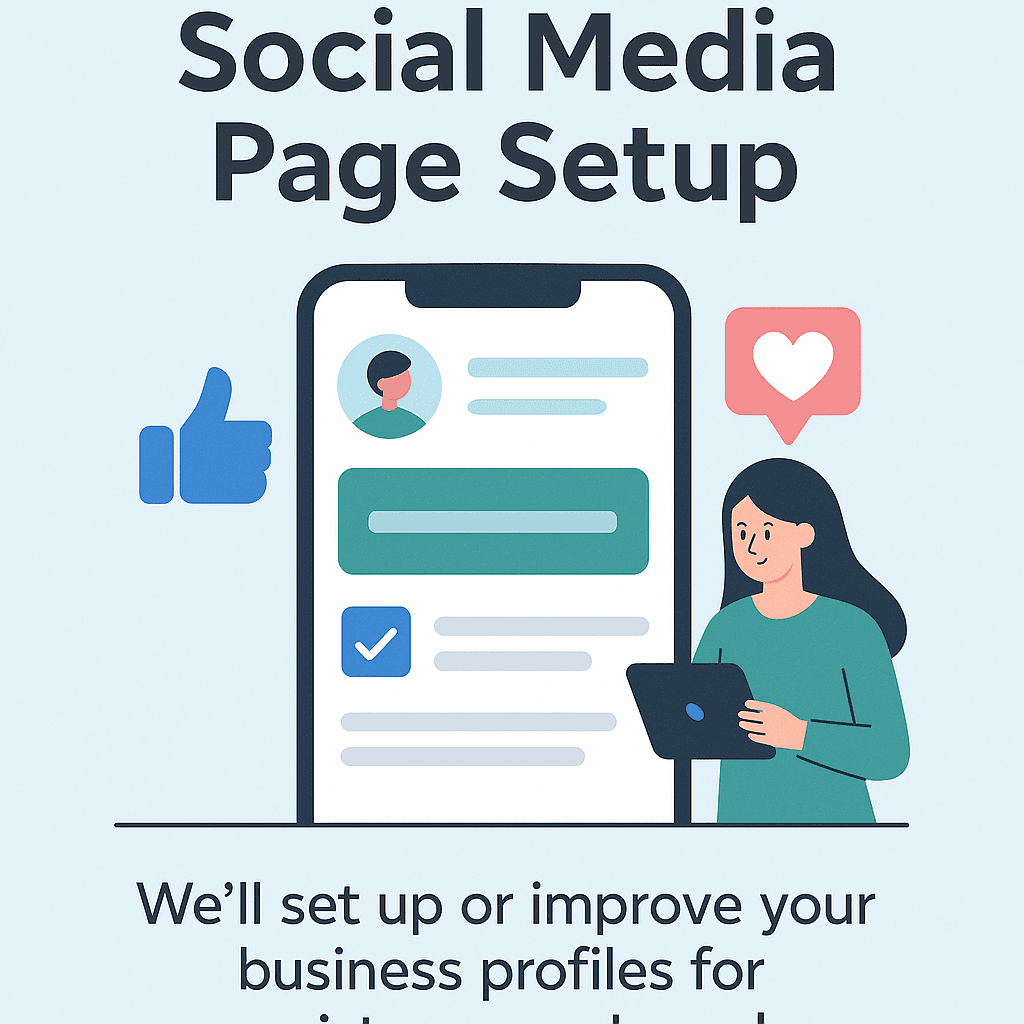 Social Media Page Setup
